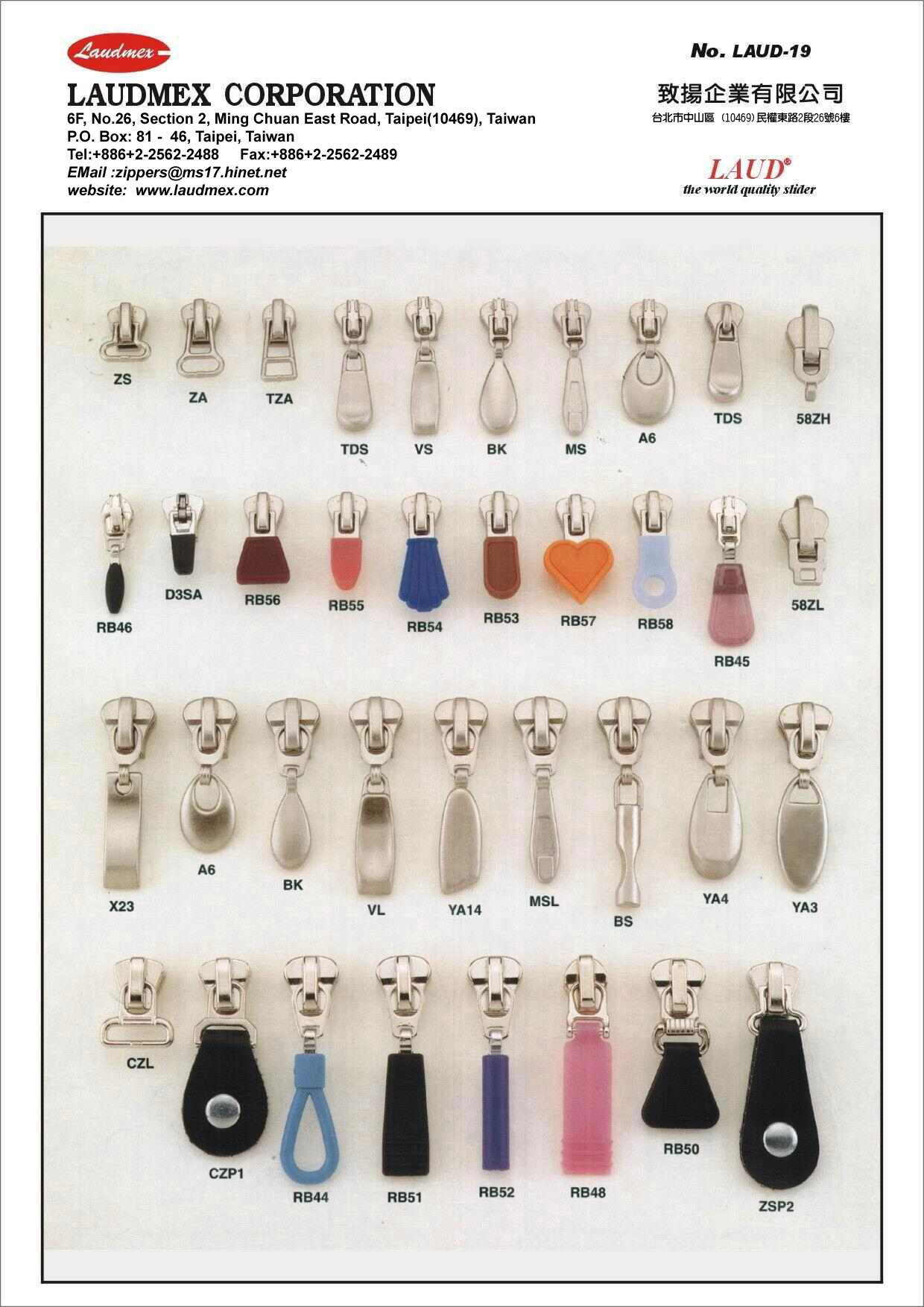 Zipper Manufacturer Taiwan